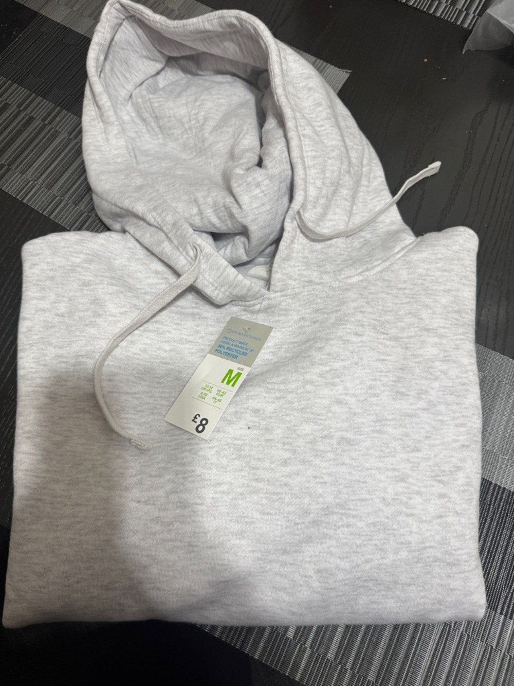 Primark Women's Light Gray Crewneck Hoodie